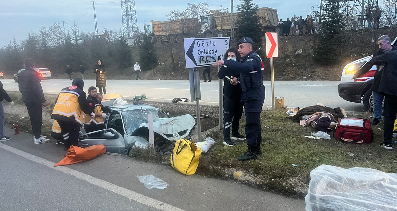 Karabük’te feci kaza: 1 ölü, 3 yaralı